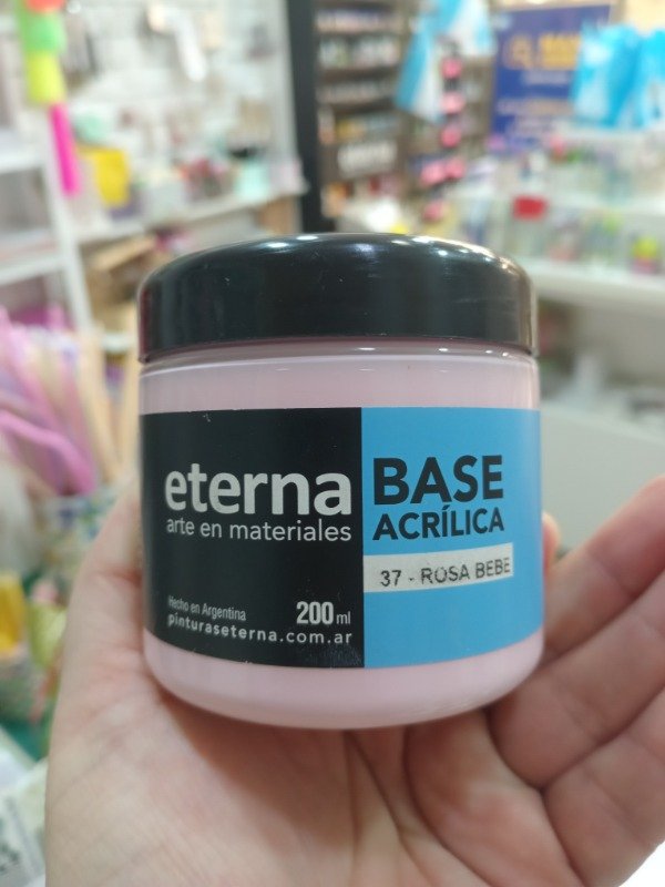 Producto - BASE ACRILICA ETERNA ROSA BEBE X 200 ML