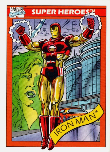 Producto - 1990 Impel Marvel Universe #42 - Iron Man