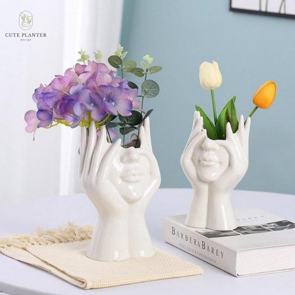Producto - Molde florero-portacomesticos cara y manos - 8