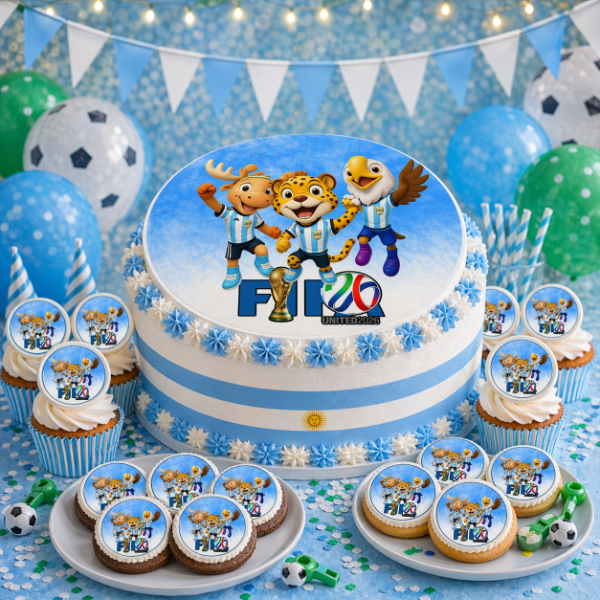 Producto - LAMINA COMESTIBLE MUNDIAL 2026 REDONDA 2