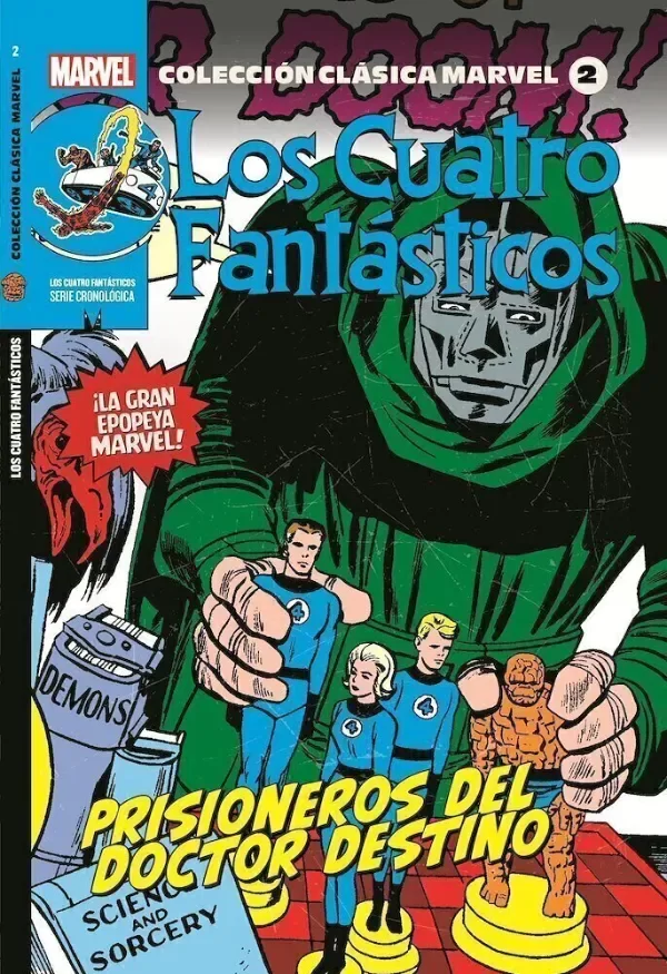 Producto - COLECCIÓN CLÁSICA MARVEL #2: LOS 4 FANTÁSTICOS - PRISIONEROS DEL DR. DESTINO