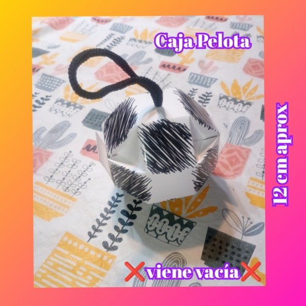 Producto - Caja Pelota VACÍA