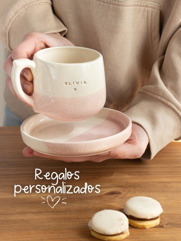 Producto - Taza queen personalizada + Platito - LEER DESCRIPCIÓN