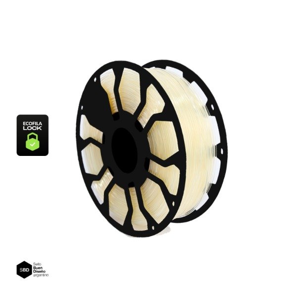 Producto - Filamento Hellbot ECOFILA PLA 1,75mm 1kg NATURAL CRISTAL