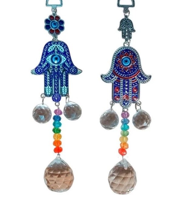 Producto - Armonizador 7 colores triple cairel mano de fatima 22 cm