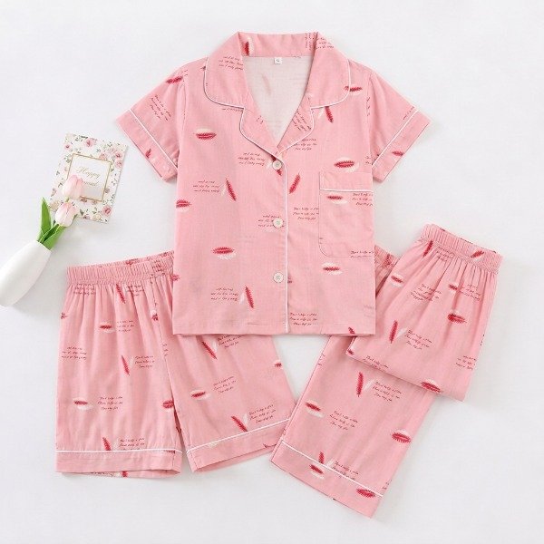 Producto - Pijama Plumitas Rosado