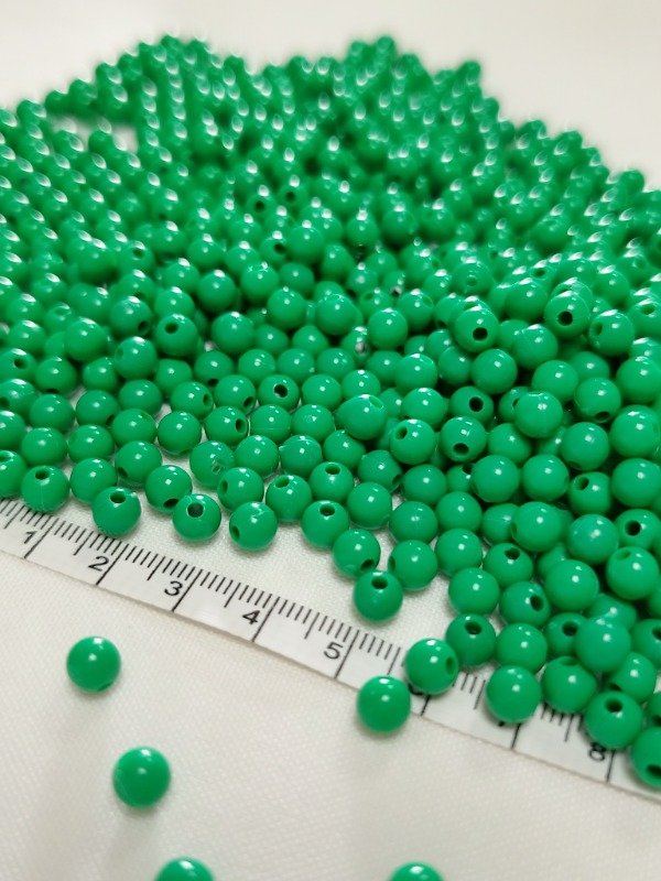 Producto - Bolitas verde 6 mm - 2