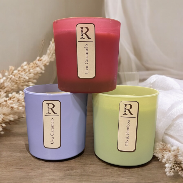 Producto - VELA VASO PINTADO