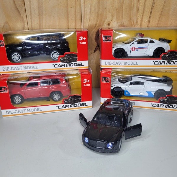 Producto - Auto metal con luz y sonido a fricción