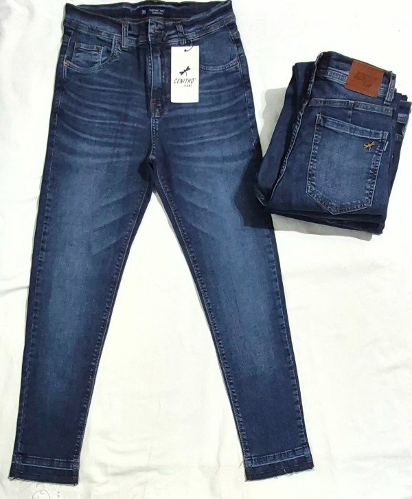 Producto - Jeans chupin ruedo (azul)