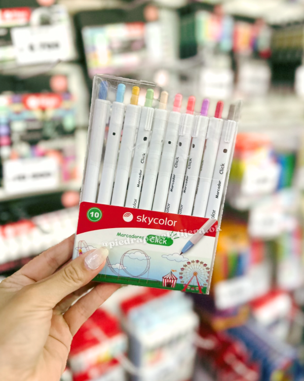 Producto - LIQUIDACION! marcador skycolor retractil x 10