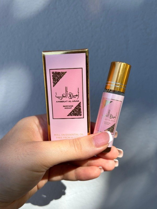 Producto - Perfume roll on oil  AMEERAT AL ARAB PRIVE ROSE - ASDAAF 10ml