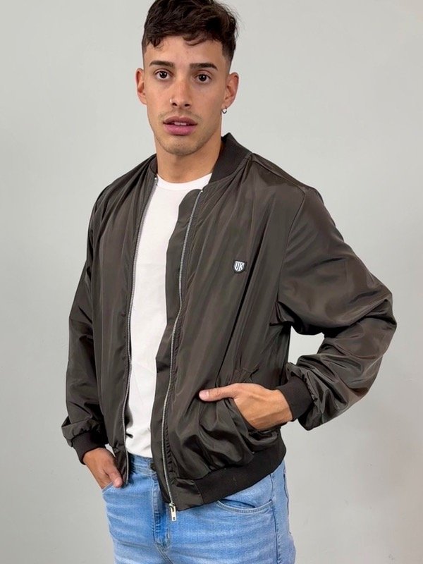 Producto - CAMPERA DE MICRO BOMBER GRIS