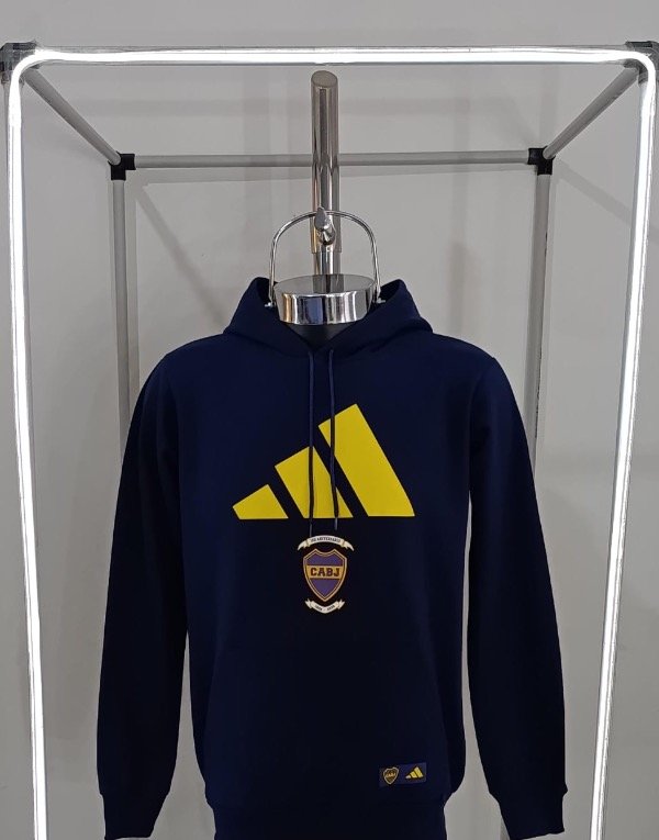 Producto - Buzo Canguro Boca Azul Marino Escudo 120