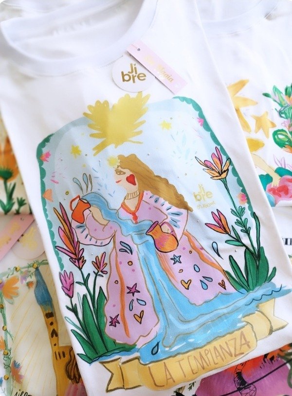 Producto - Remera manga corta "LA TEMPLANZA"