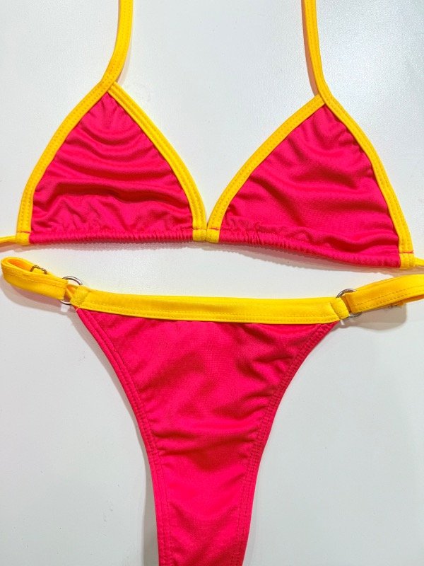 Producto - Bikini naranja y amarillo t85