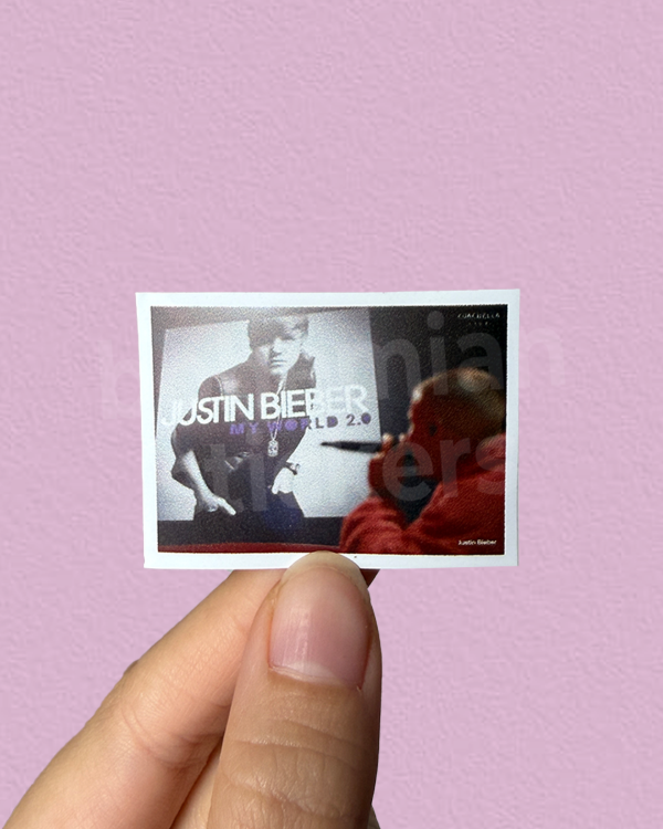 Producto - JUSTIN EN COACHELLA - Sticker Individual de Justin Bieber