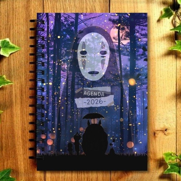 Producto - Agenda Perpetua 2026 Ilustrada - "Sin Cara" - Nocturna