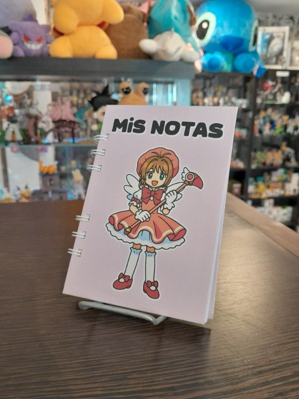 Producto - Anotador A6 con espiral -  Sakura Kinomoto