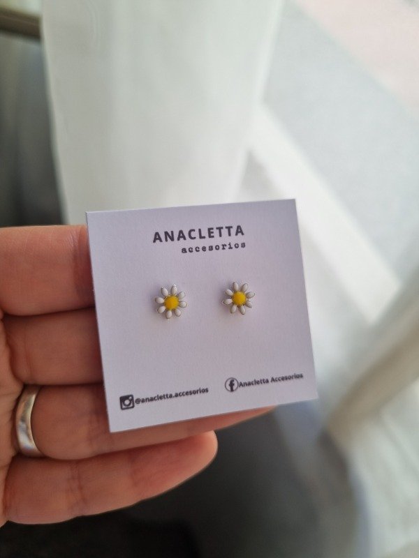 Producto - Margaritas pasantes plata 925