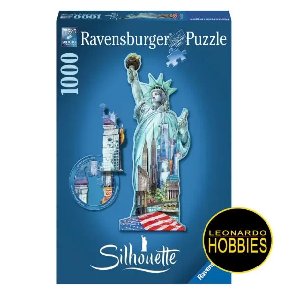 Producto - Estatua de la Libertad 1000 Piezas Silhouette Ravensburger 16151