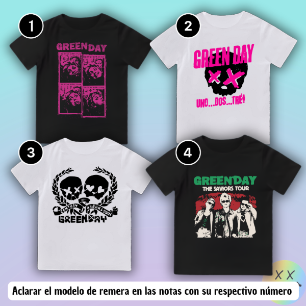 Producto - Baby Tee Green Day #2