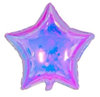 Producto - GMF Estrella 45cm Lila Iridiscente