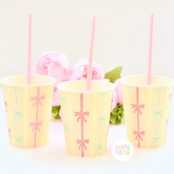 Producto - Vasos Moños Coquette x 6