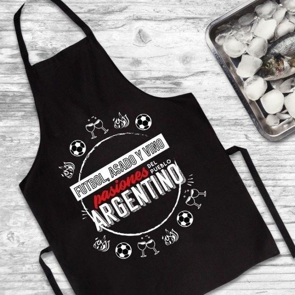 Producto - Delantal Futbol asado y vino