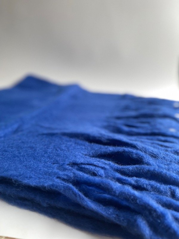 Producto - Bufandon Nube - Azul Liso
