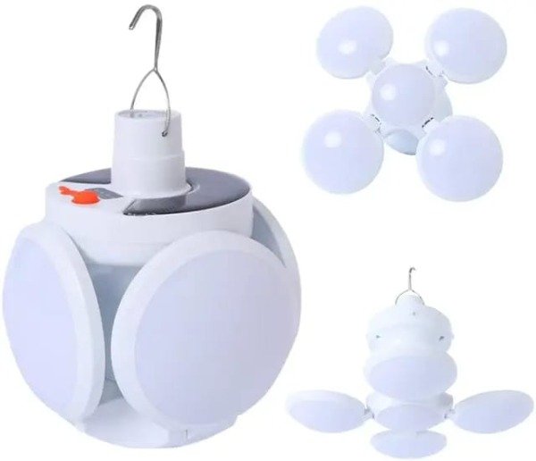 Producto - LÁMPARA LED RECARGABLE EXTERIOR USB + SOLAR - 0