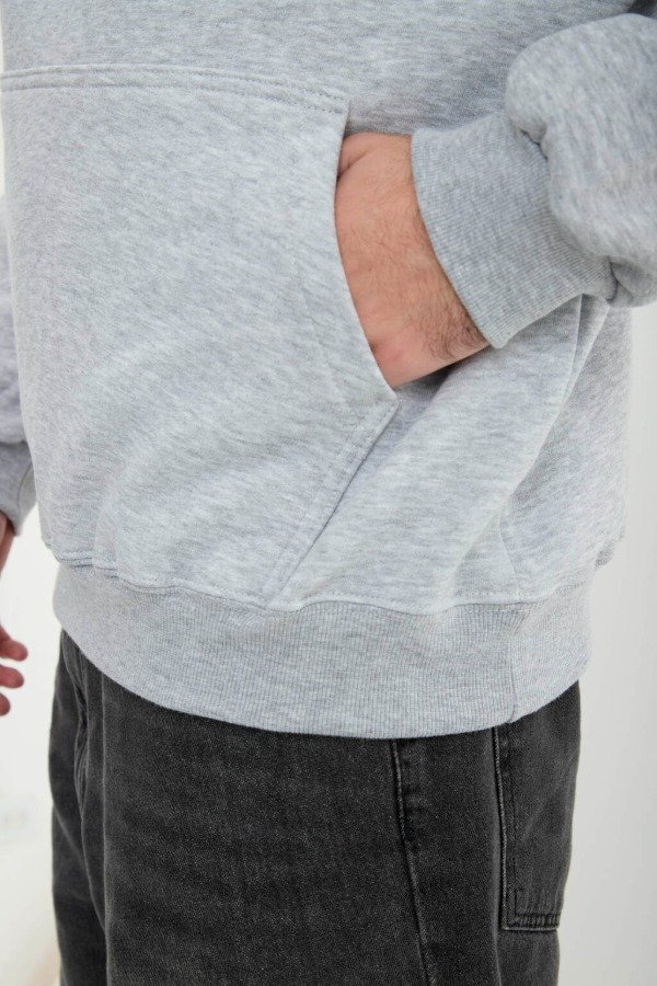 Producto - Buzo canguro - Gris Melange - 1
