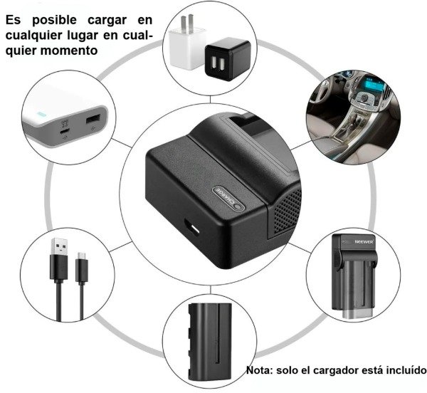 Producto - Cargador de Batería Fuji Np-60  Finepix F410 M603 50i F601 F603 - 1
