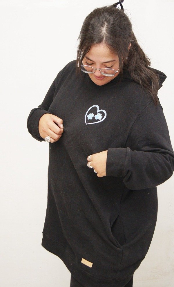 Producto - MAXI BUZO OVERSIZE  FRIZA personalizado - 2