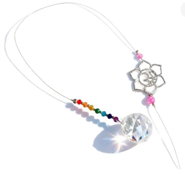 Producto - Armonizador flor simbolo om 7 chakras 70 cm