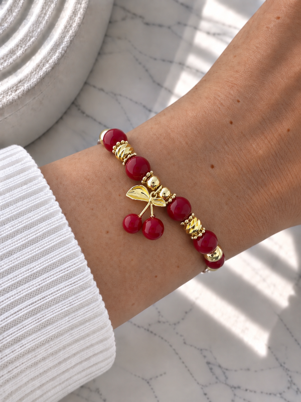 Producto - PULSERA DE PIEDRAS CHERRY 2280