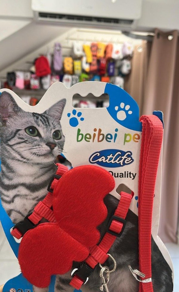 Producto - Arnes y Correa para gatos con alitas