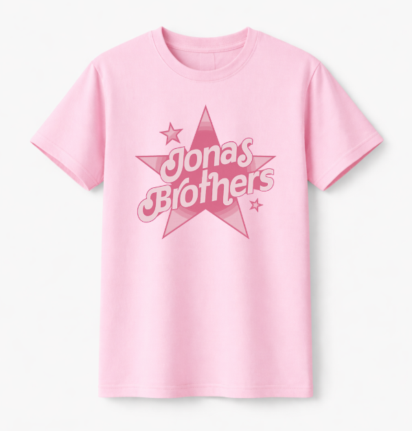 Producto - Remera Jonas Brothers logo rosa