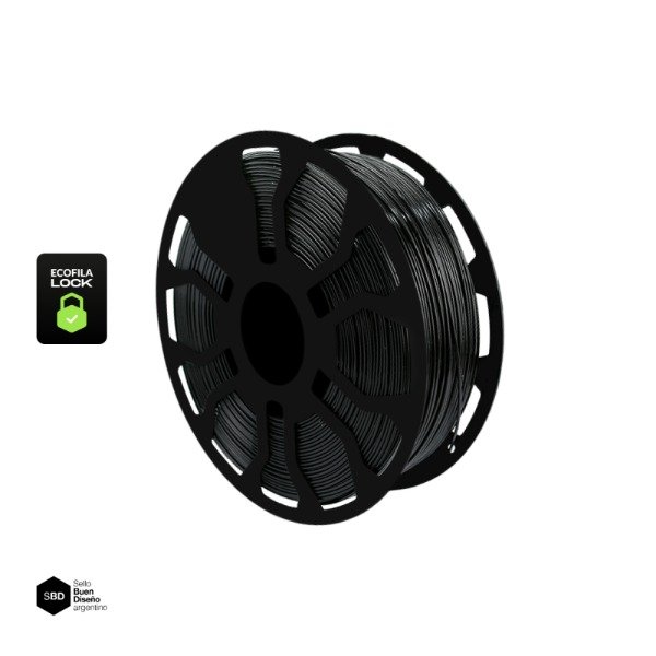 Producto - Filamento Hellbot ECOFILA PLA 1,75mm 1kg NEGRO