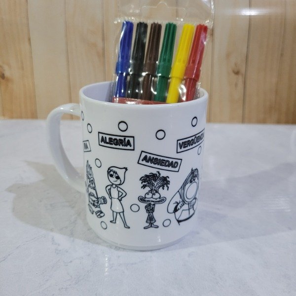 Producto - Taza para pintar Intensamente