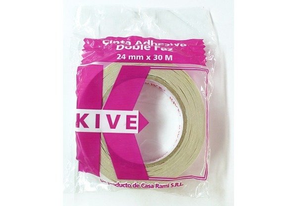 Producto - CINTA ADHESIVA KIVE BI-FAZ 24mm.x30mts.-