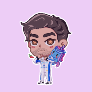 Producto - Stickers en Vinilo - F1 - Carlos Sainz