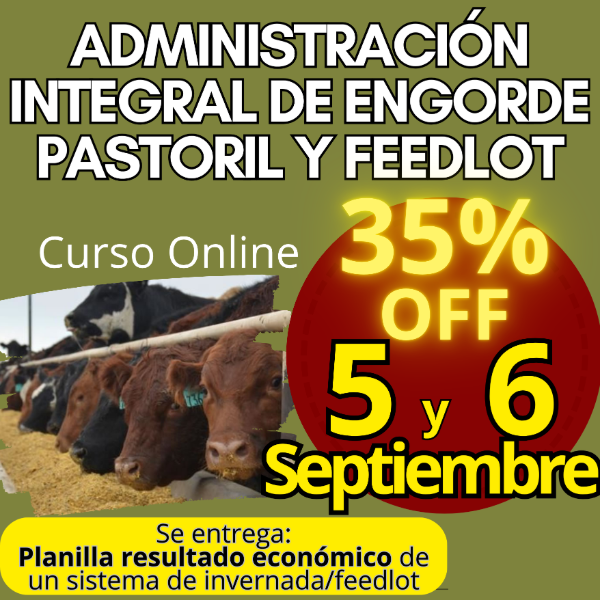 Producto - Curso Online: Administración Integral de Engorde Pastoril y Feedlot - 0