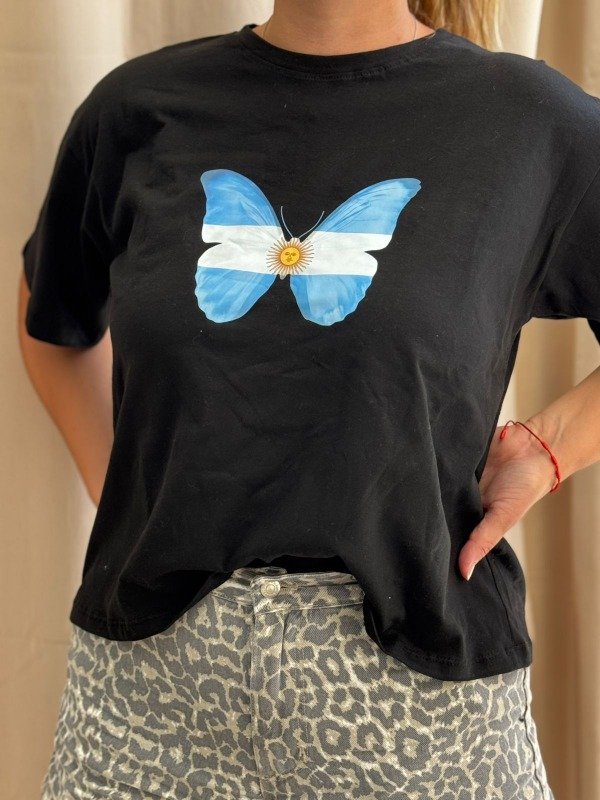 Producto - Remera Manga Corta "Mariposa" - COD 4549