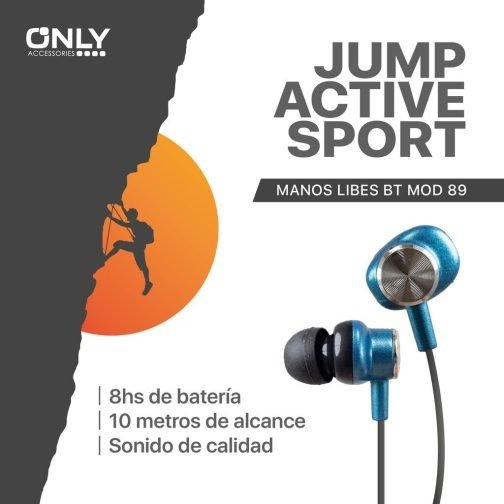 Producto - Auriculares Inalámbricos Deportivos Only AZUL