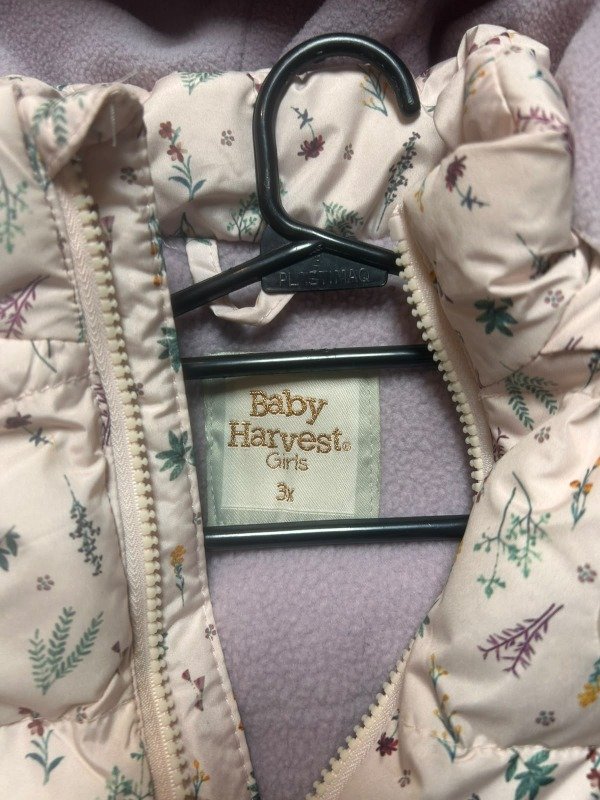 Producto - Campera inflable rosa estampada Baby Harvest - 4