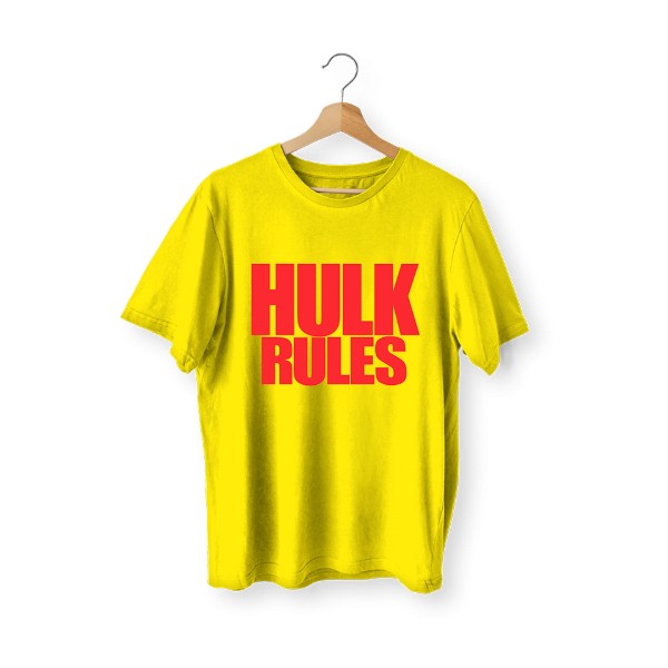 Producto - HULK HOGAN [Yellow Hulk Rules - Mid card]