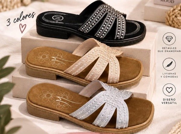 Producto - GU80 - sandalia con brillo