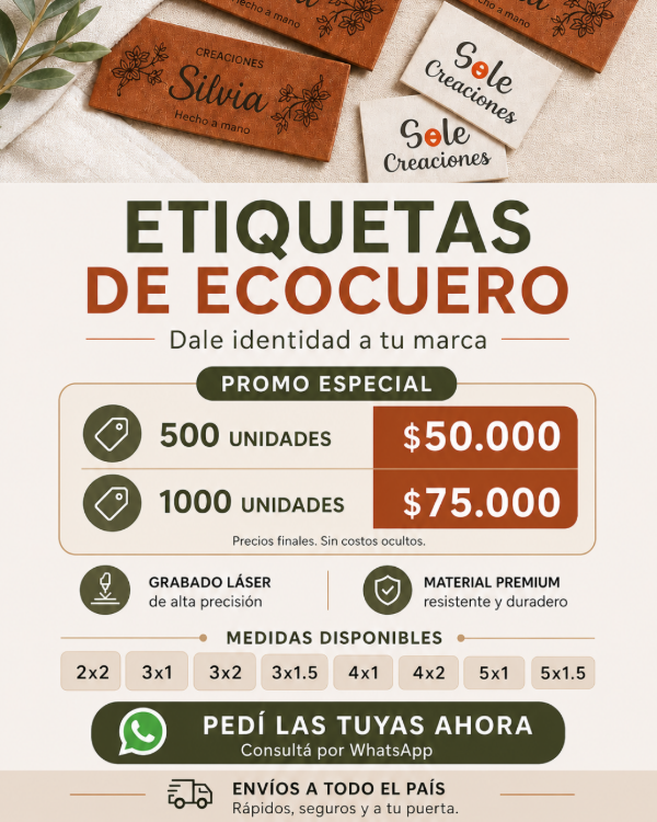 Producto - Promo Ecocuero Láser