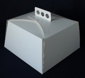 Producto - Torta Maletín Blanco 29,5x29,5x11
